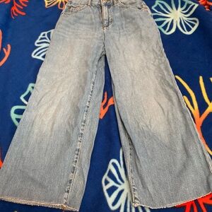 Zara Light Blue Wide-Leg Jeans